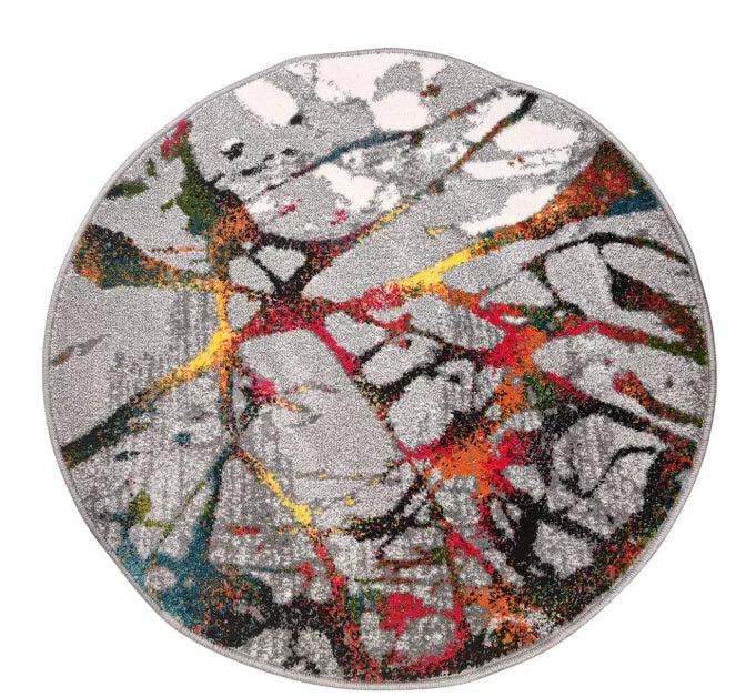 Covor Modern, Kolibri Abstract, 11187, Multicolor, Rotund