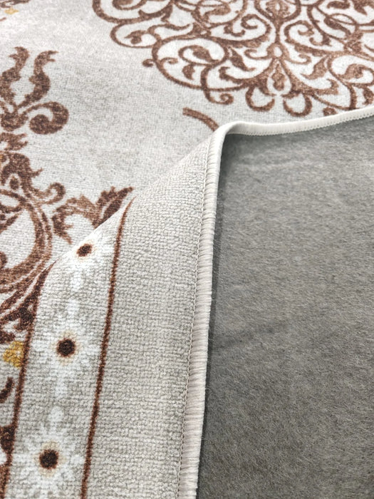 Traversă Covor pentru Hol, Suport Pâslă, Festonată – Print Zara 01506, Mai Multe Lățimi