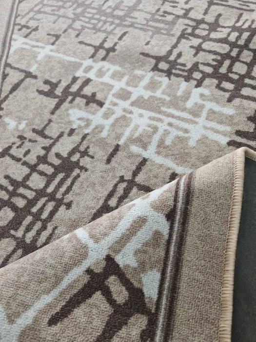 Traversă Covor pentru Hol, Suport Pâslă, Festonată – Print Zara 01319, Mai Multe Lățimi