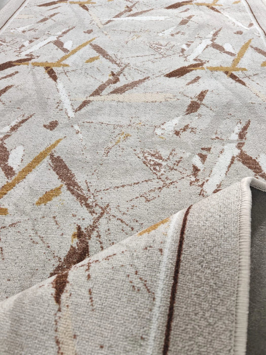 Traversă Covor pentru Hol, Suport Pâslă, Festonată – Print Zara 01437, Mai Multe Lățimi