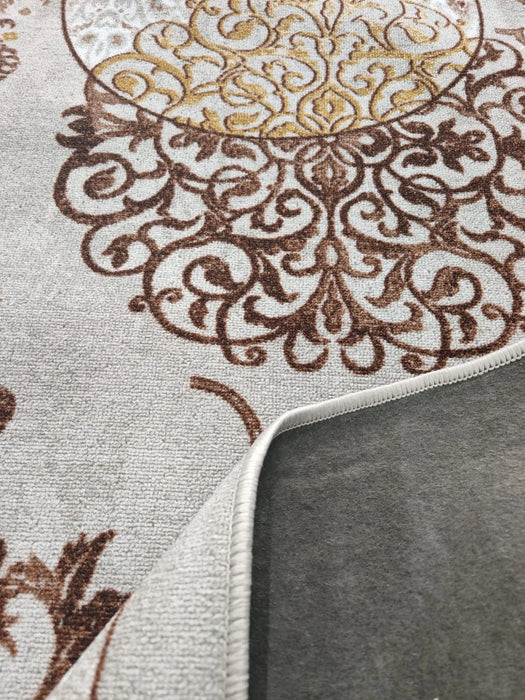 Traversă Covor pentru Hol, Suport Pâslă, Festonată – Print Zara 01506, Mai Multe Lățimi