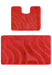 Covorase baie antiderapant, design uni, forma dreptunghiulara.
