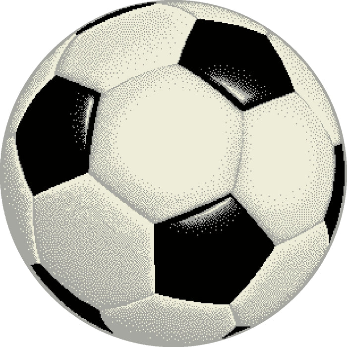Covor Kolibri Rotund Minge Fotbal