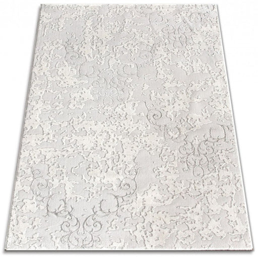 Covor alb modern stil minimalist pentru living, aspect luminos si rafinat in decor contemporan