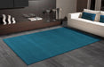 Covor albastru pentru living modern, covor camera elegant si confortabil, ideal pentru decor interior si relaxare