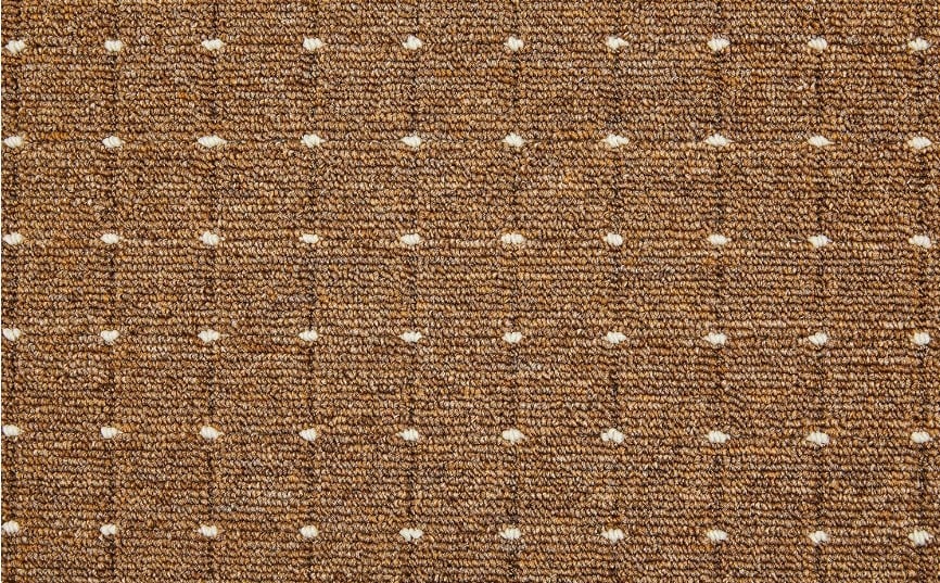 Covor antiderapant maro pentru bucatarie si hol, traversa moderna rezistenta la trafic