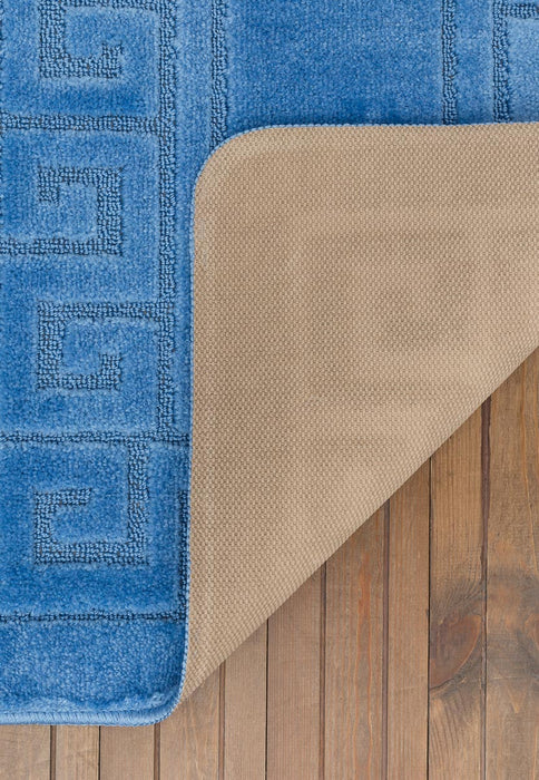 covor baie antiderapant albastru baza antialunecare covoras baie sigur pentru baie