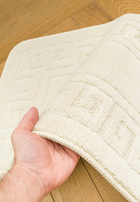 covor baie antiderapant ecru baza antialunecare covoras baie sigur pentru baie