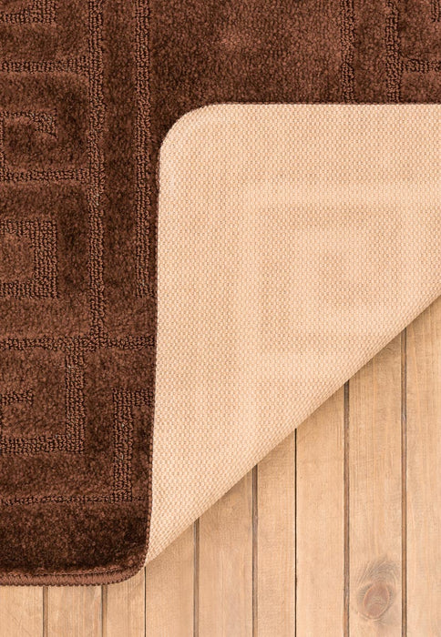 covor baie antiderapant maro baza antialunecare covoras baie sigur pentru baie