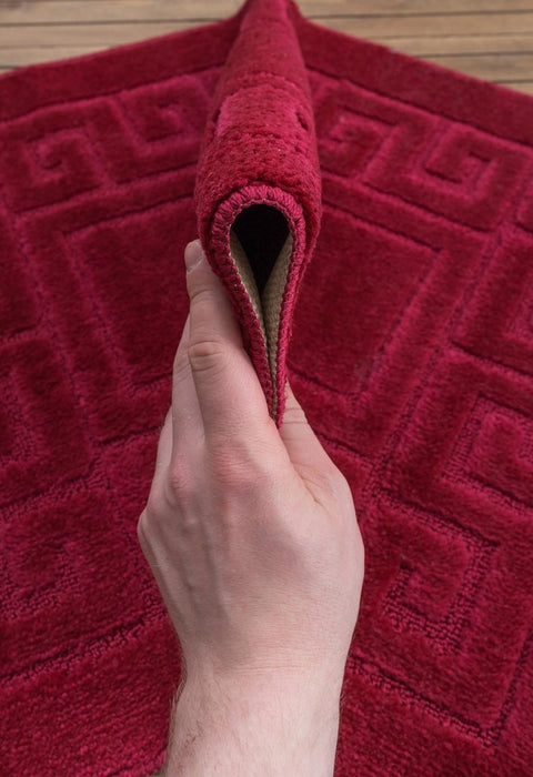 covor baie visiniu antiderapant flexibil covoras baie moale si absorbant