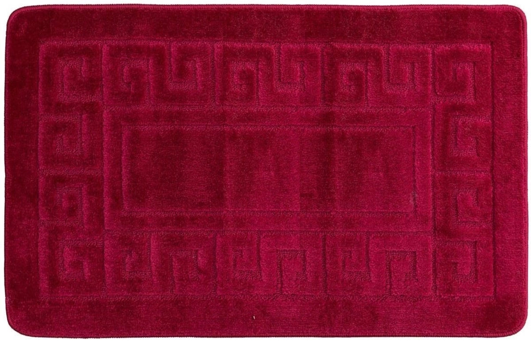 covor baie visiniu antiderapant model modern covoras baie confortabil