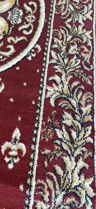 Covor bisericesc grena cu vultur bicefal auriu model traditional