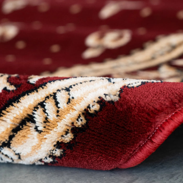 covor bisericesc oval grena grosime material