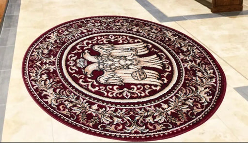 Covor bisericesc rotund grena, model clasic