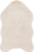 Covor blanita crem forma naturala, pufos si elegant, ideal pentru living sau dormitor