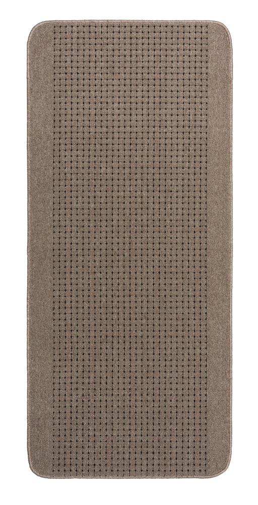 Covor bucatarie antiderapant maro potrivit pentru zone de trafic intens