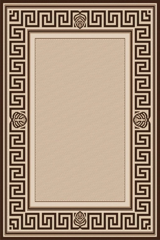 Covor bucatarie bej maro din iuta fir plat model elegant rezistent la trafic