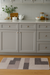 Covor bucatarie crem antiderapant model modern lavabil ideal pentru bucatarie