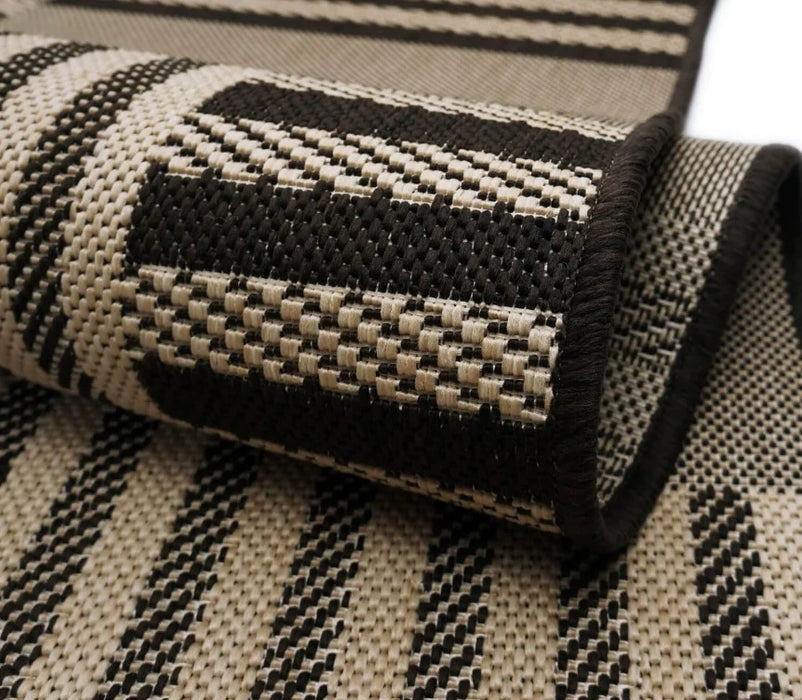 covor bucatarie crem maro material rezistent covor hol modern durabil si usor de intretinut