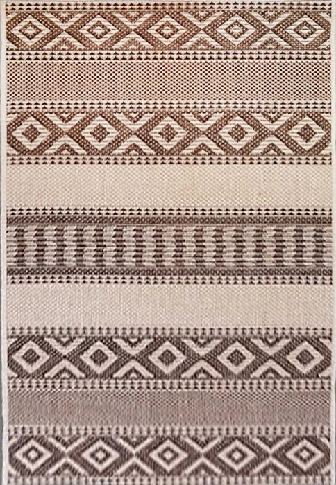 Covor bucatarie crem maro model modern rezistent la trafic ideal pentru bucatarie