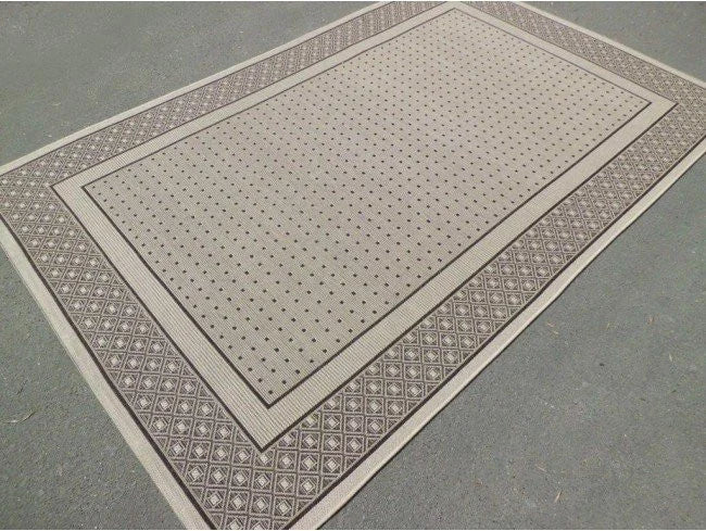 Covor bucatarie crem maro modern elegant usor de curatat si intretinut