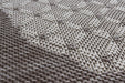 Detaliu covor bucatarie crem cu textura antiderapanta, covor rezistent pentru bucatarie