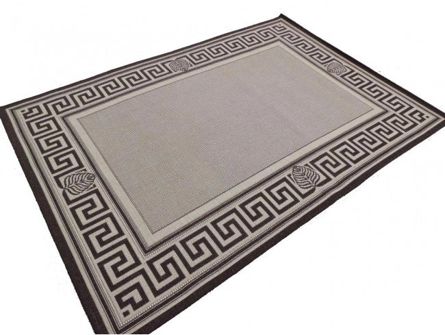 Covor bucatarie fir plat din iuta bej maro model modern pentru bucatarie