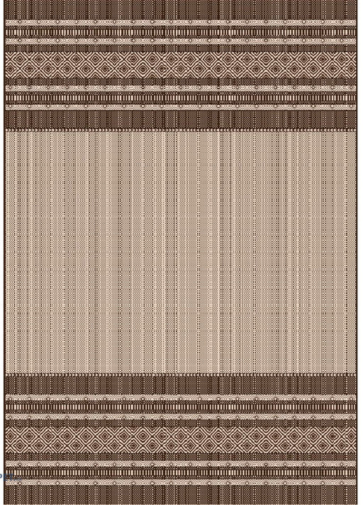 covor bucatarie bej maro model liniar clasic covor hol rezistent trafic intens usor de curatat