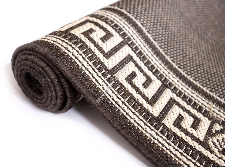 Covor bucatarie din iuta maro rezistent ideal pentru utilizare zilnica