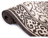 Covor bucatarie maro bej design decorativ modern potrivit pentru bucatarie