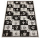Covor bucatarie maro bej model decorativ cu design modern usor de intretinut