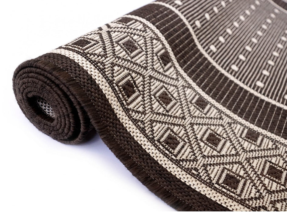 Covor bucatarie maro design elegant modern potrivit pentru bucatarie