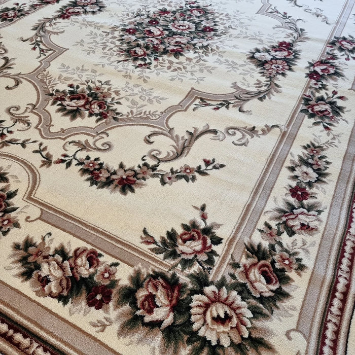 covor-clasic-crem-bej-model-floral-detaliu