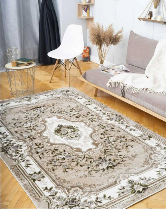 covor-clasic-crem-bej-model-floral-in-living