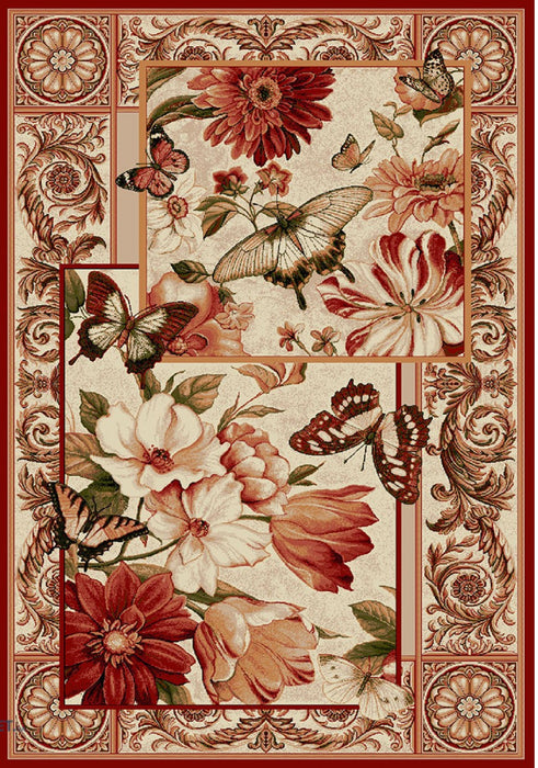 covor-clasic-floral-grena-living-dormitor