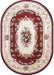Covor clasic floral grena oval pentru living si dormitor