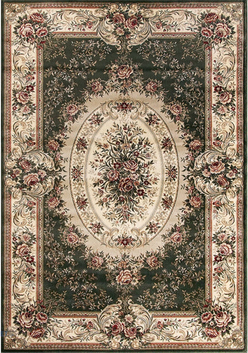 covor-clasic-floral-verde-model-traditional