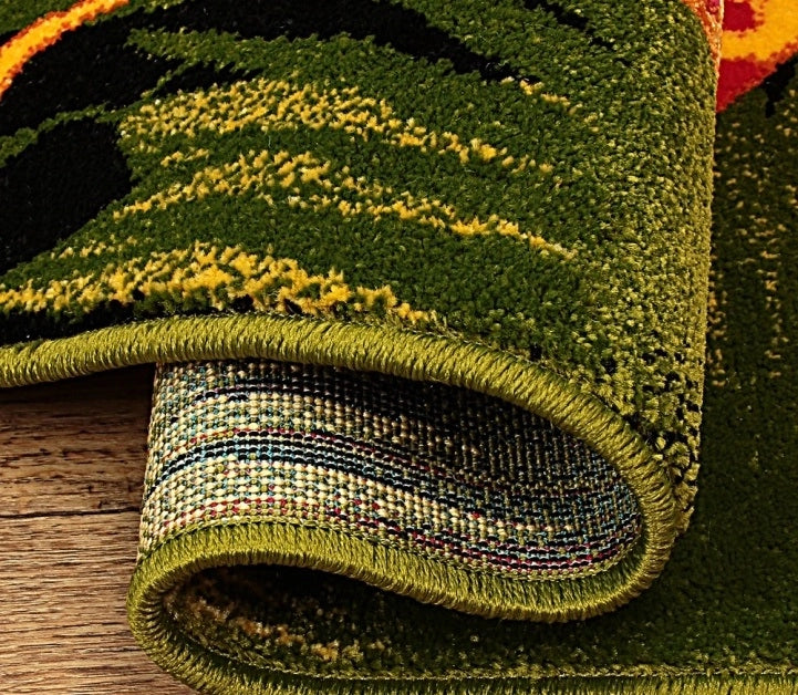 Covor copii cu animale colorate si textura confortabila pentru camera copiilor