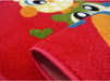 Covor copii rosu flexibil si usor de intretinut, potrivit pentru camera copiilor, material rezistent si practic