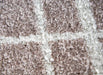 Detaliu textura covor crem antiderapant pentru living, moale si confortabil la atingere
