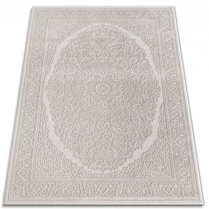 Covor crem stil clasic elegant, potrivit pentru living, dormitor sau decor traditional