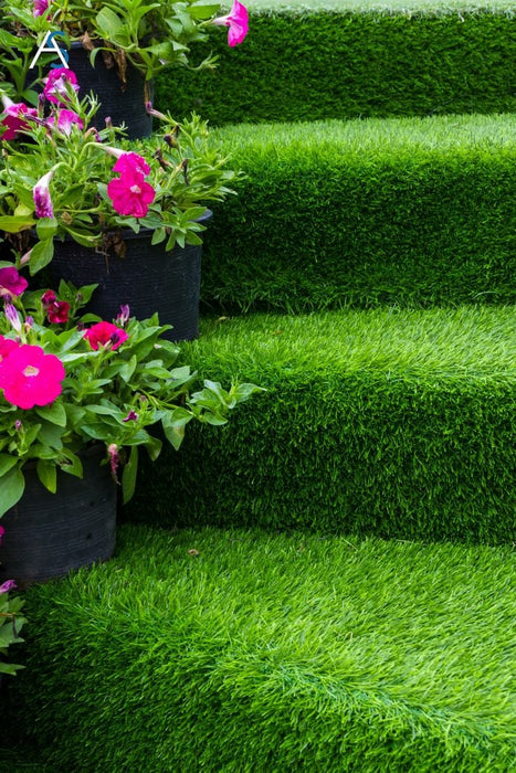 Gazon artificial / covor iarba decorativa artificiala verde Sri Lanka , inaltime fir 30 mm, pentru interior/exterior, marimi variate, super-rezistent