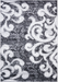 Covor gri alb modern cu design ornamental pentru living