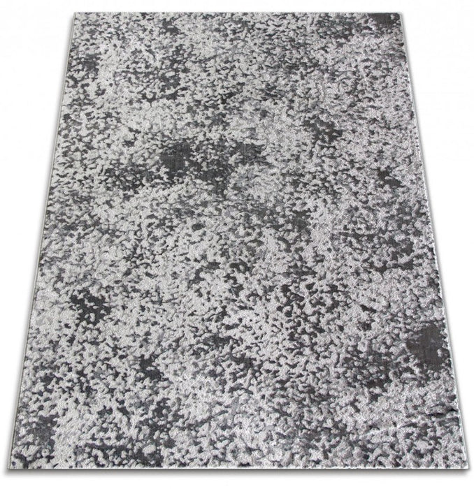 Covor gri modern stil minimalist, nuanta neutra ideala pentru decor contemporan