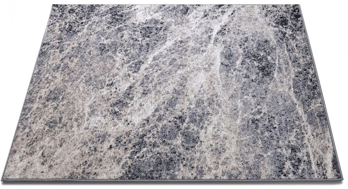 Covor gri modern minimalist pentru living contemporan