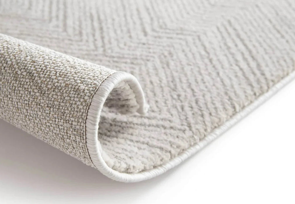 Covor hol lung crem gri model modern, traversa eleganta pentru hol si coridor