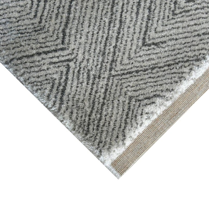 Covor hol lung gri model modern, traversa eleganta pentru hol si coridor