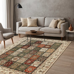 Covor Clasic pentru Living si Dormitor – Model Timbre Lotos 1518