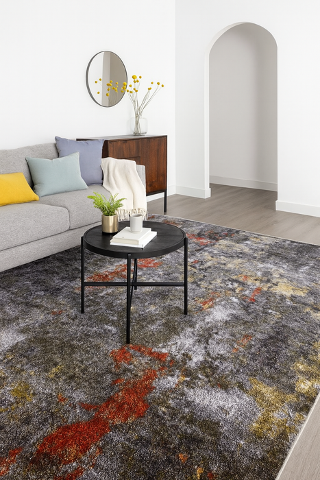 Covor Living/Dormitor, Model Kolibri 11582/BG92, Multicolor