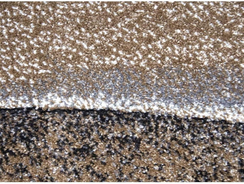 Textura pentru covor living maro cu design valuri si aspect elegant pentru interior modern